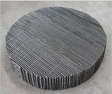 金属穿孔板段ボール構造パッキング